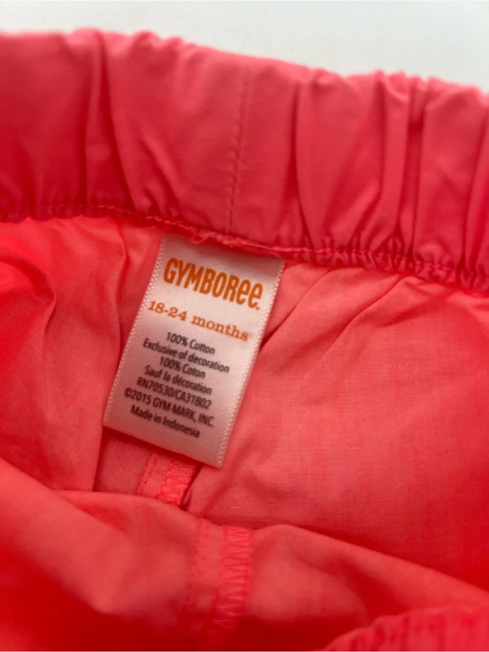 Gymboree Girls Baby Toddle 18-24M Pink Shorts